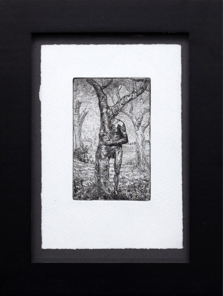 Print 10, by German Camilo Tellez Muñoz, 2024, etching on paper