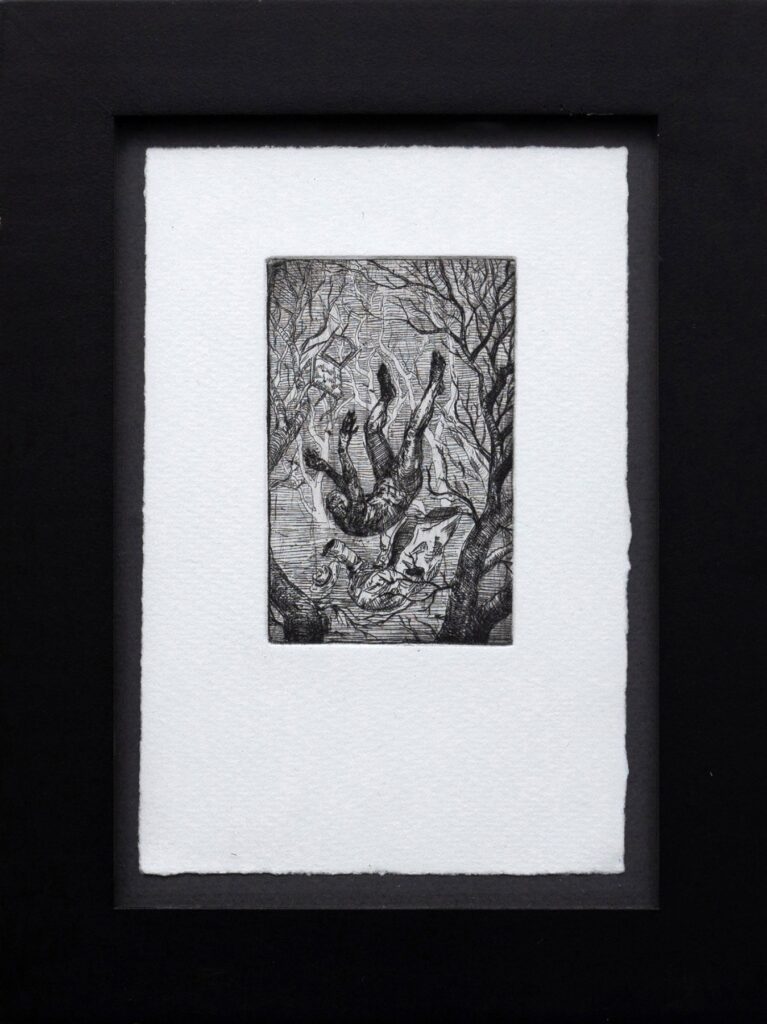 Print 3, by German Camilo Tellez Muñoz, 2024, etching on paper