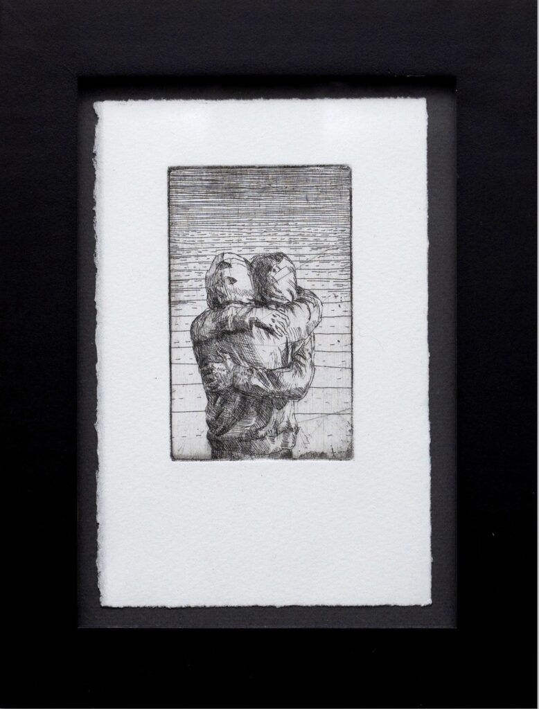 Print 4, by German Camilo Tellez Muñoz, 2024, etching on paper