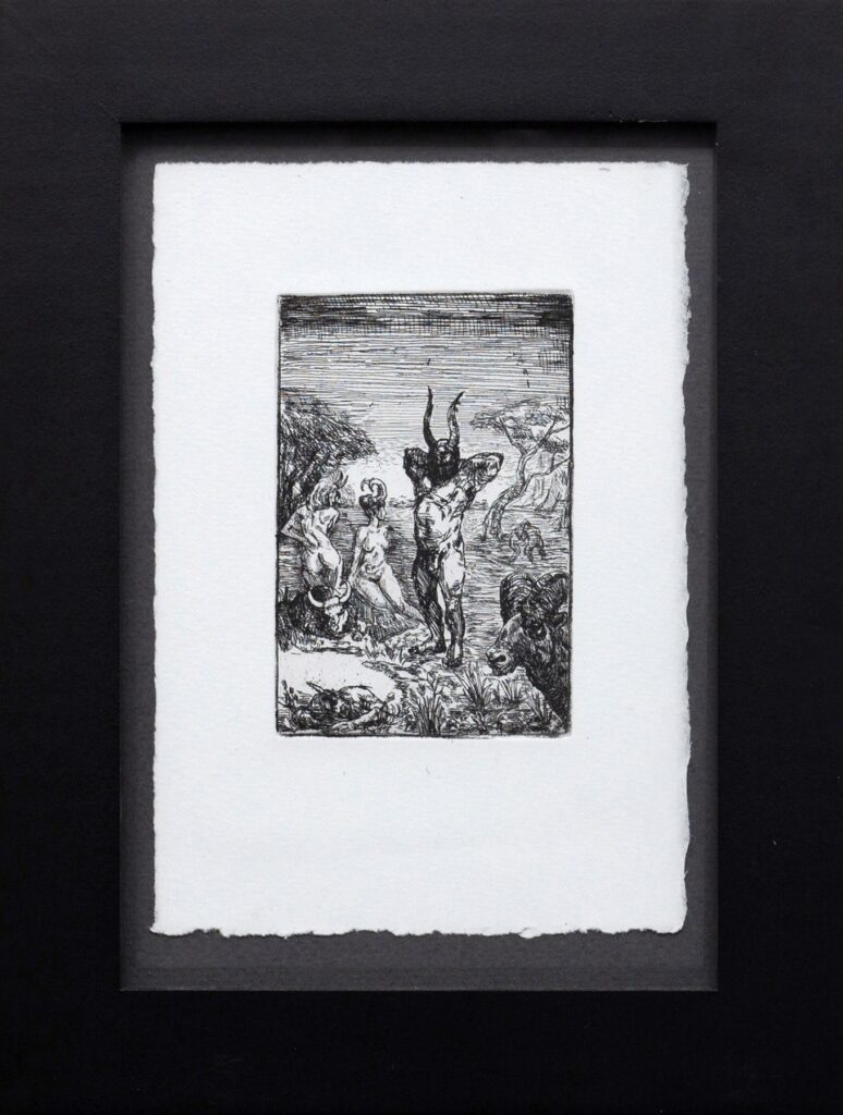 Print 5, by German Camilo Tellez Muñoz, 2024, etching on paper