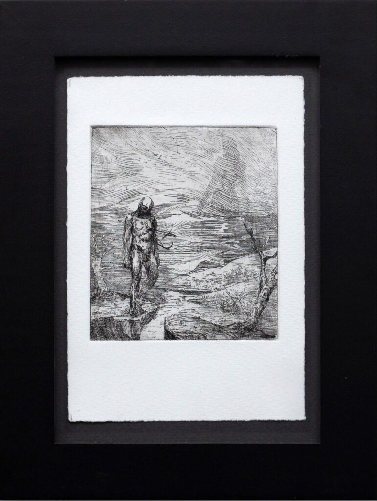 Print 7, by German Camilo Tellez Muñoz, 2024, etching on paper
