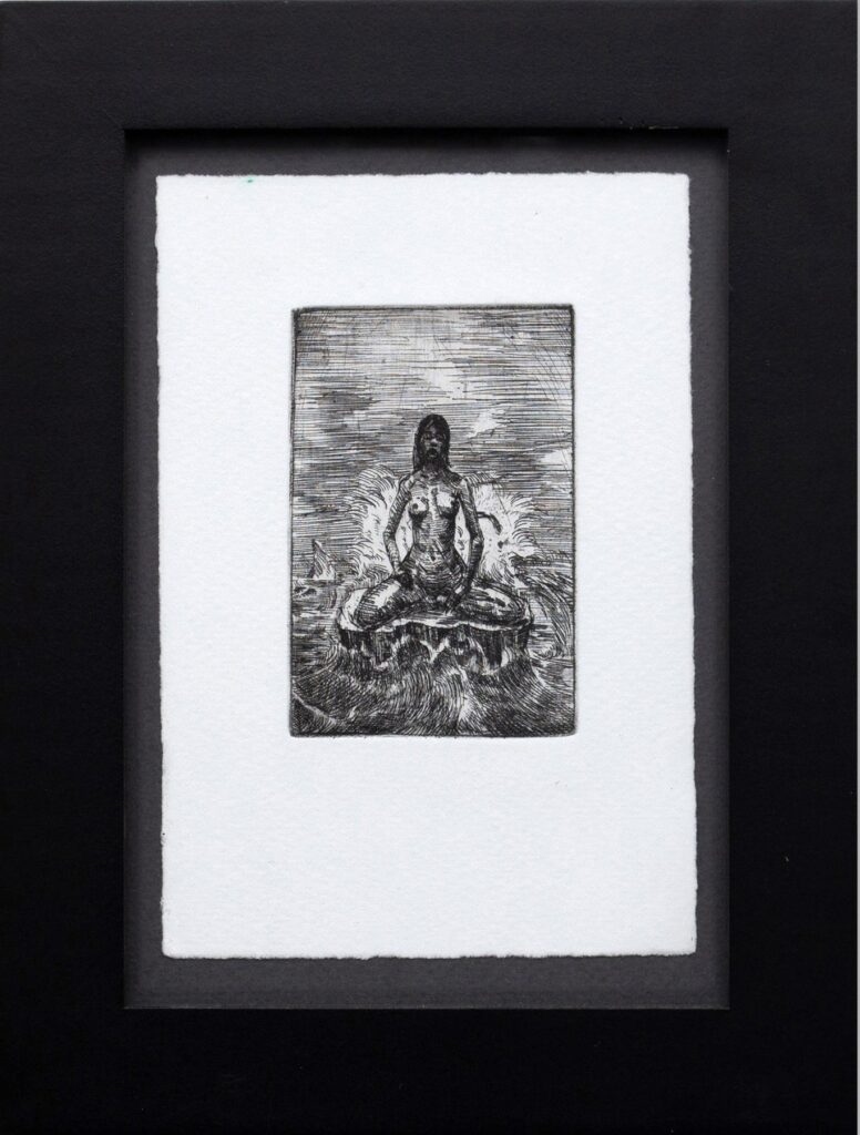 Print 9, by German Camilo Tellez Muñoz, 2024, etching on paper