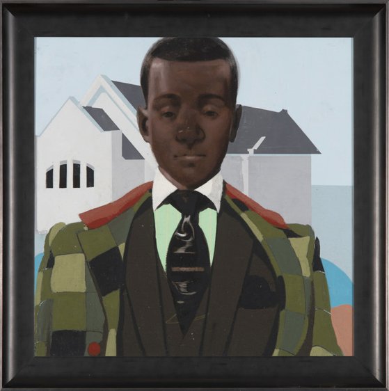 What's on Your Mind, by Phillip Thomas, 2018, oil on canvas
