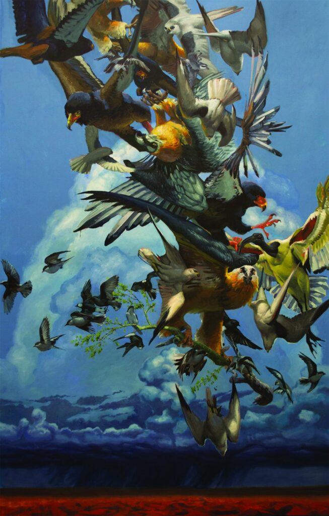 Erg, by Kerry R. Thompson, 2014, Oil on canvas
