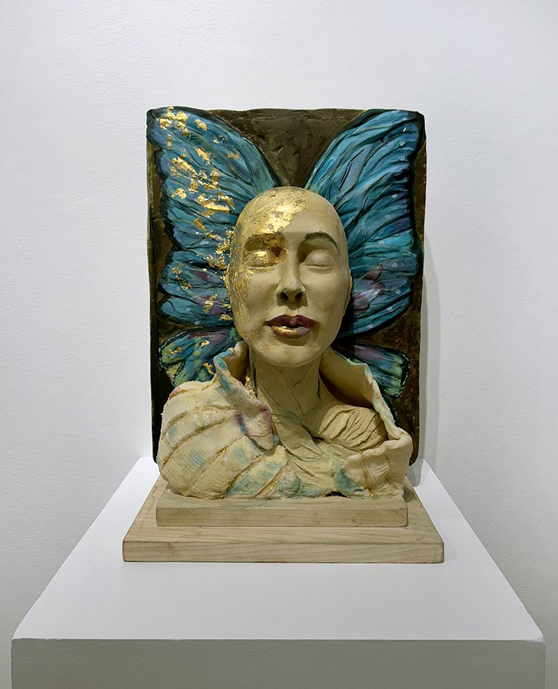 Metamorphosis, by Debmin Torres, 2024, gold