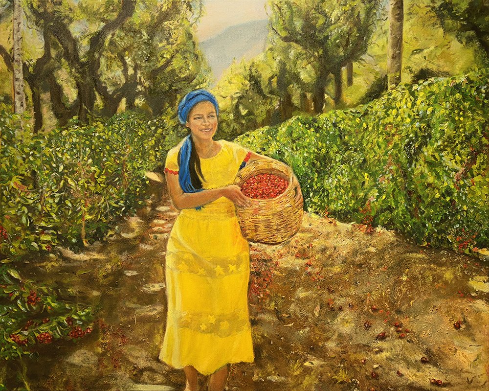 Peasant Pride, by Debmin Torres, 2024, oil on canvas
