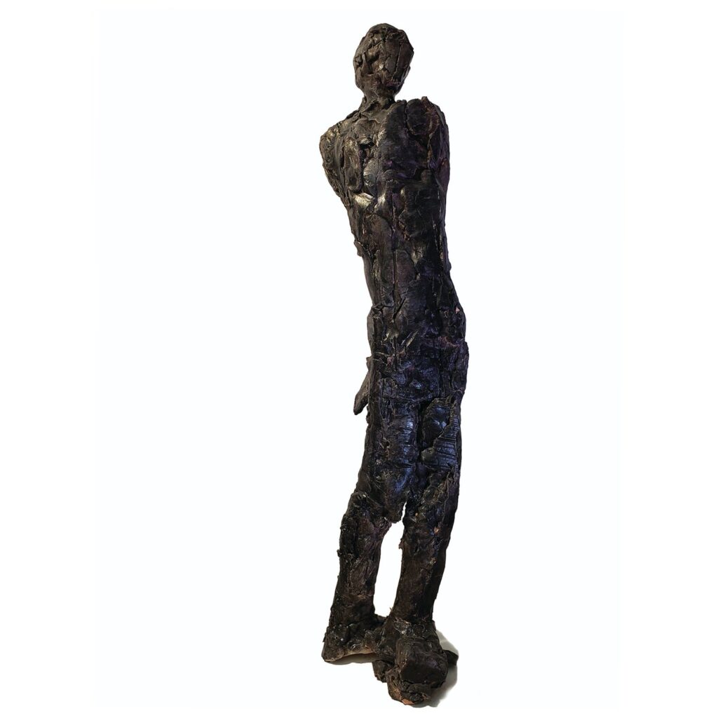 TTDNKH, by Tovias, 2019, ink on fired clay