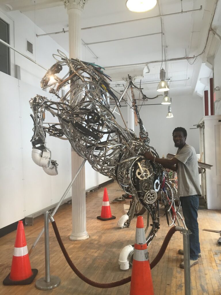 OFF!!!, by Moses Tuki, 2015, Mixed media