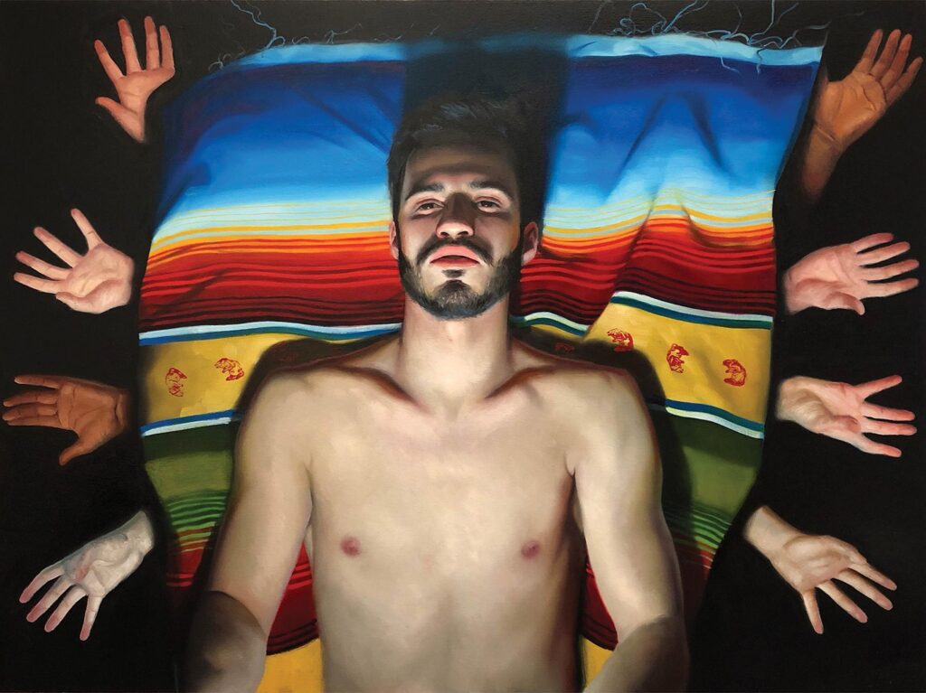 Nightmare, by Sarah Vaccariello, 2019, oil on canvas