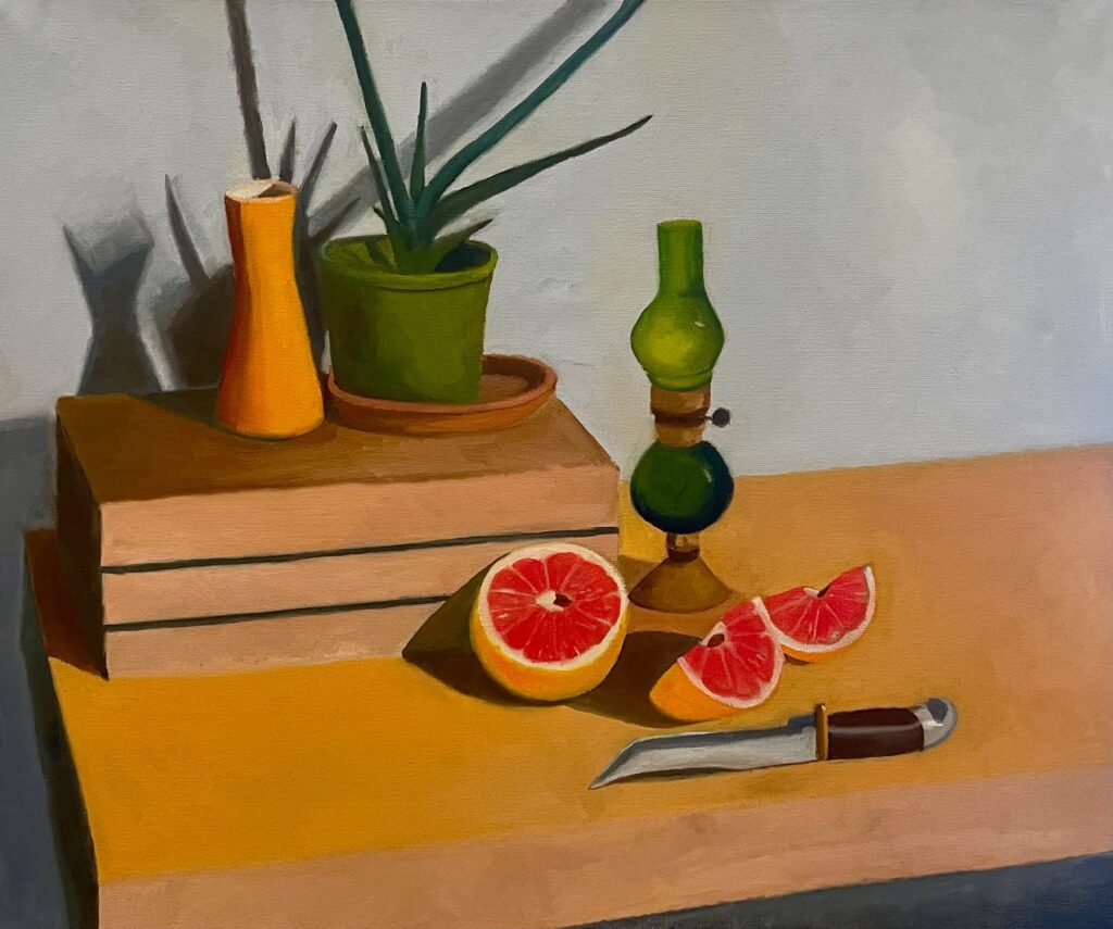 Still Life, by Benjamin Van Heusden, 2021, oil on canvas
