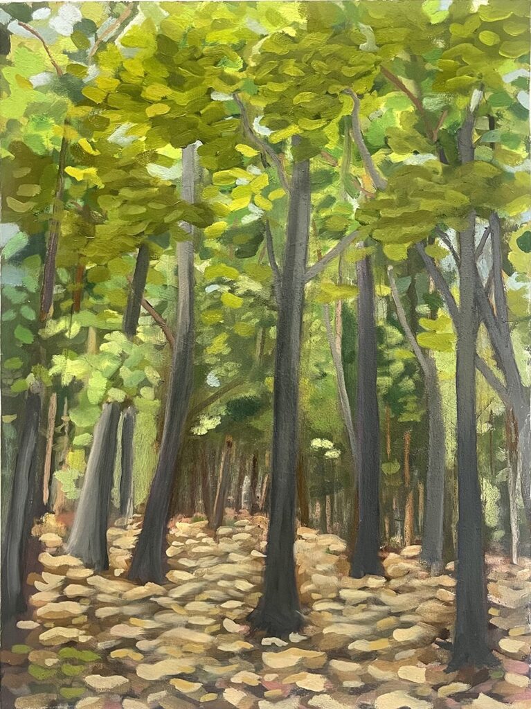Summer Depression, by Benjamin Van Heusden, 2022, oil on wood