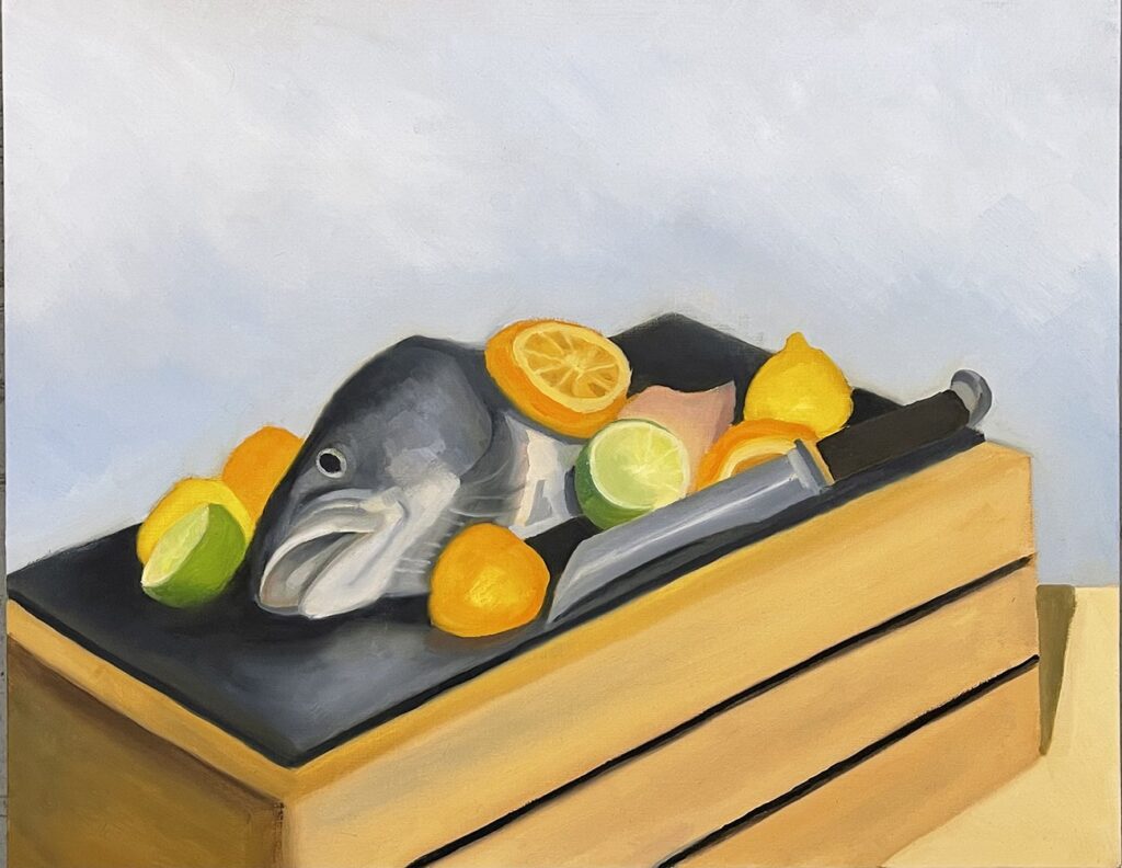 Untitled 1, by Benjamin Van Heusden, 2021, oil on canvas