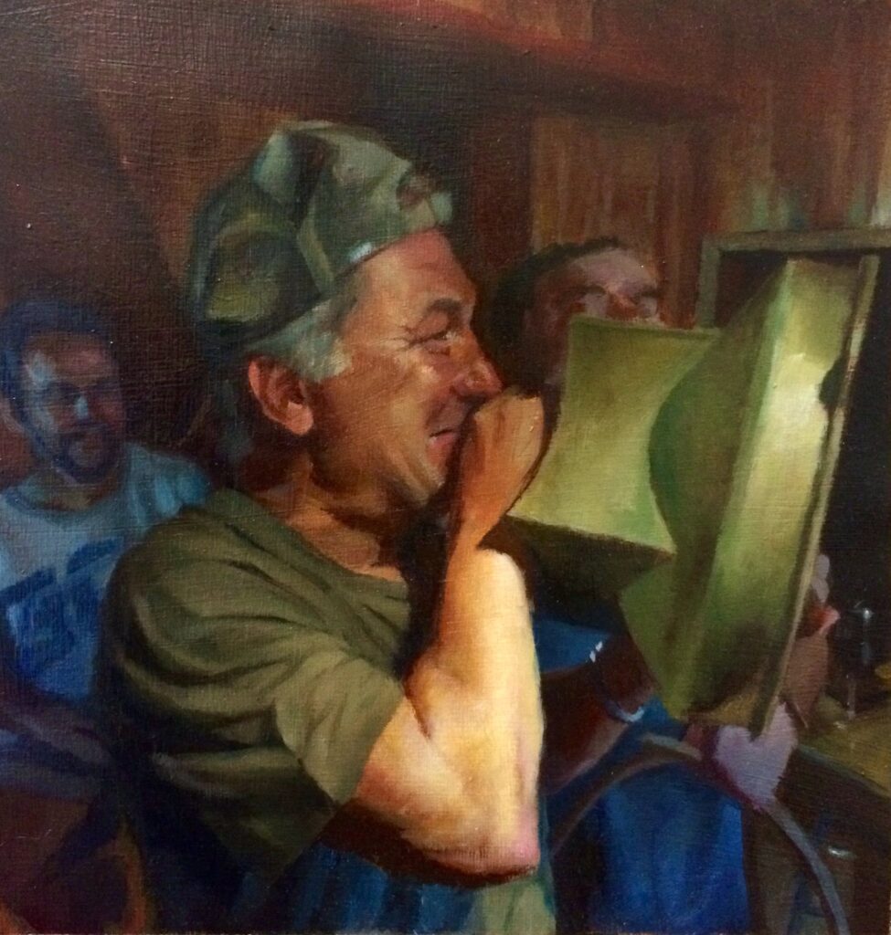 Bacchus, by Jorge Vasquez, 2016, Oil on paper