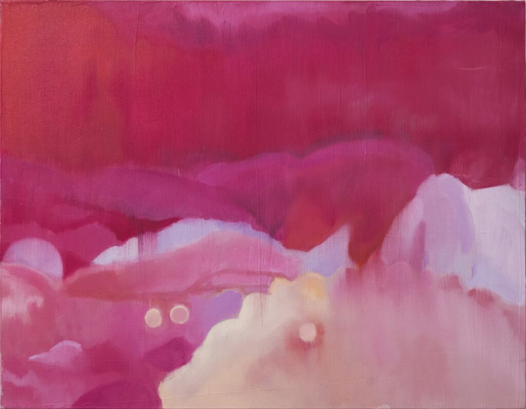 Castles of Yore, by Magaly Vega-Lopez, 2016, Oil on canvas