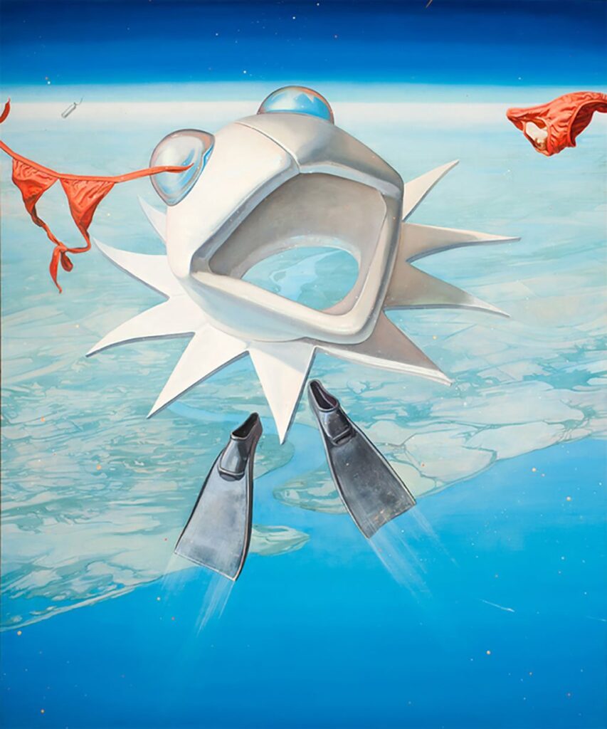 Up, by Melanie Vote, 2012, Oil on linen