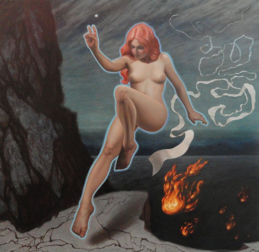 Noli Me Tangere, by Dave Wagner, 2013, Oil on canvas
