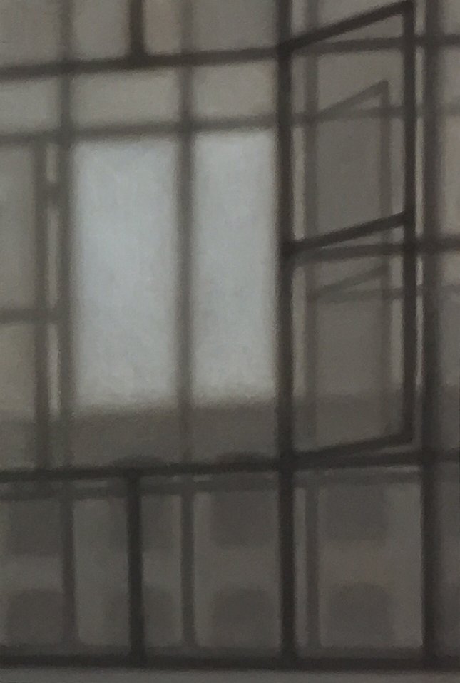 Untitled Window Study #2, by Anna Wakitsch, 2016, Oil on paper