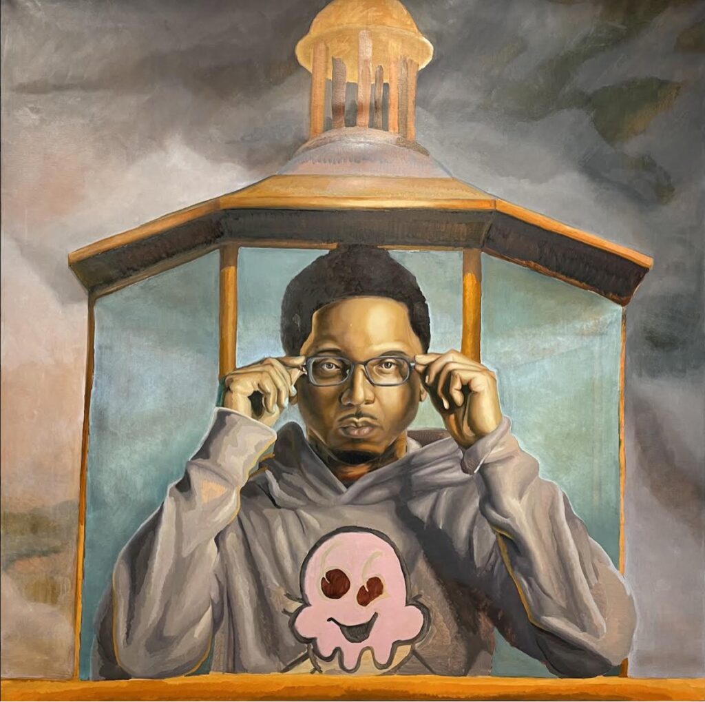 Faith, by Telvin Wallace, 2022, oil on linen