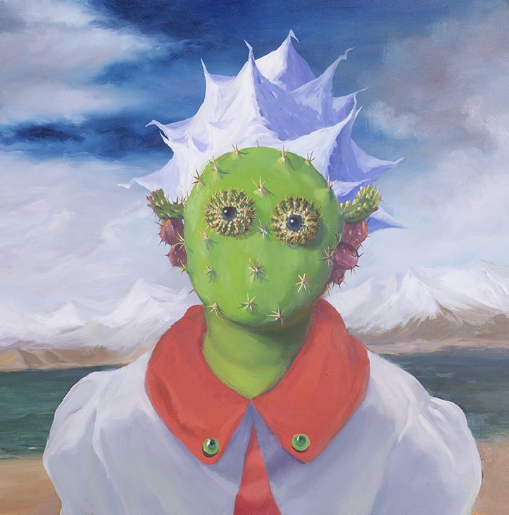Back to Childhood, by Jingyi Wang, 2020, oil on panel