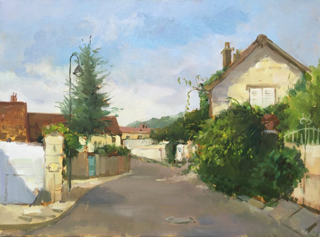 Giverny # 2, by Jingyi Wang, 2015, Oil on canvas