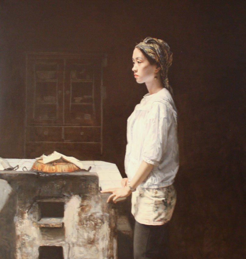 Mountain, by Wang Shaolun, 2011, Oil on canvas
