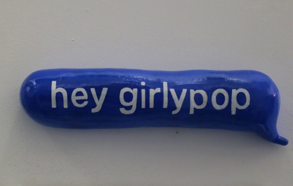 hey girlypop, by Kaley Weil, 2024, clay, glaze, triple thick, and enamel
