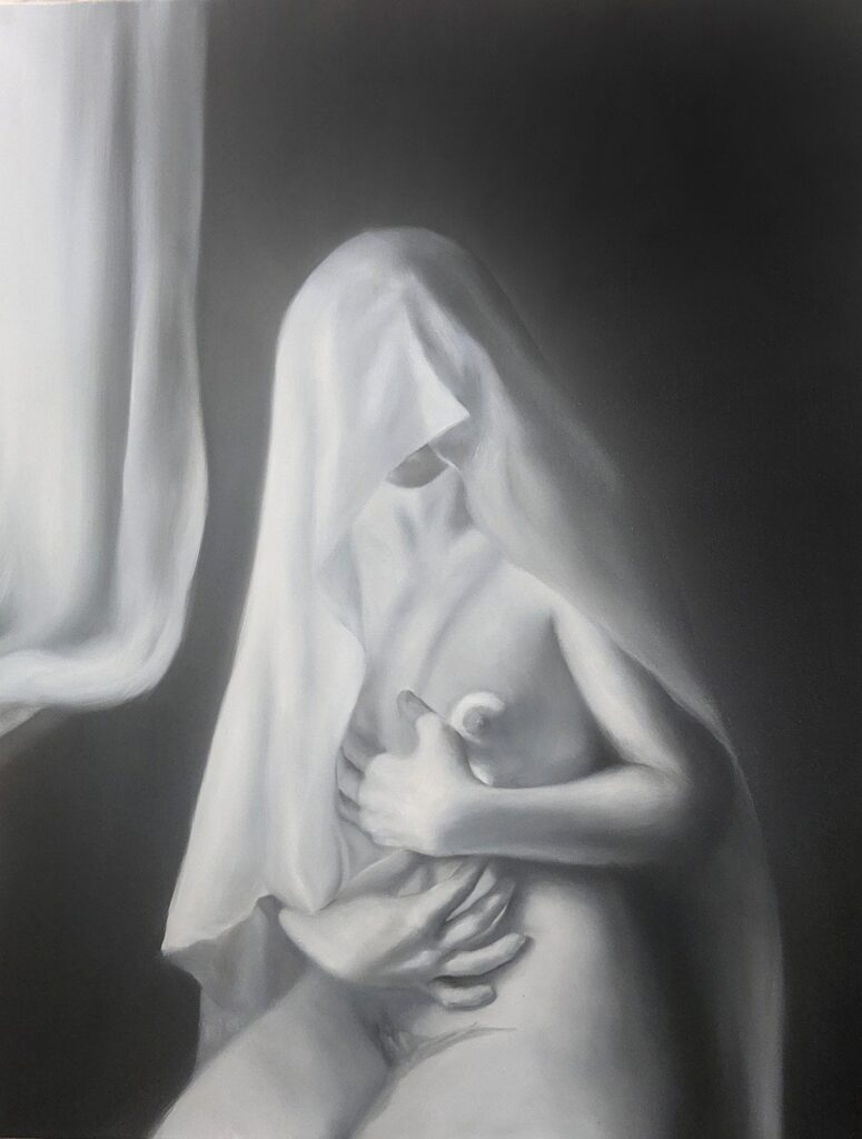 Cold Light, by Sophia Weisensel, 2020, oil on canvas