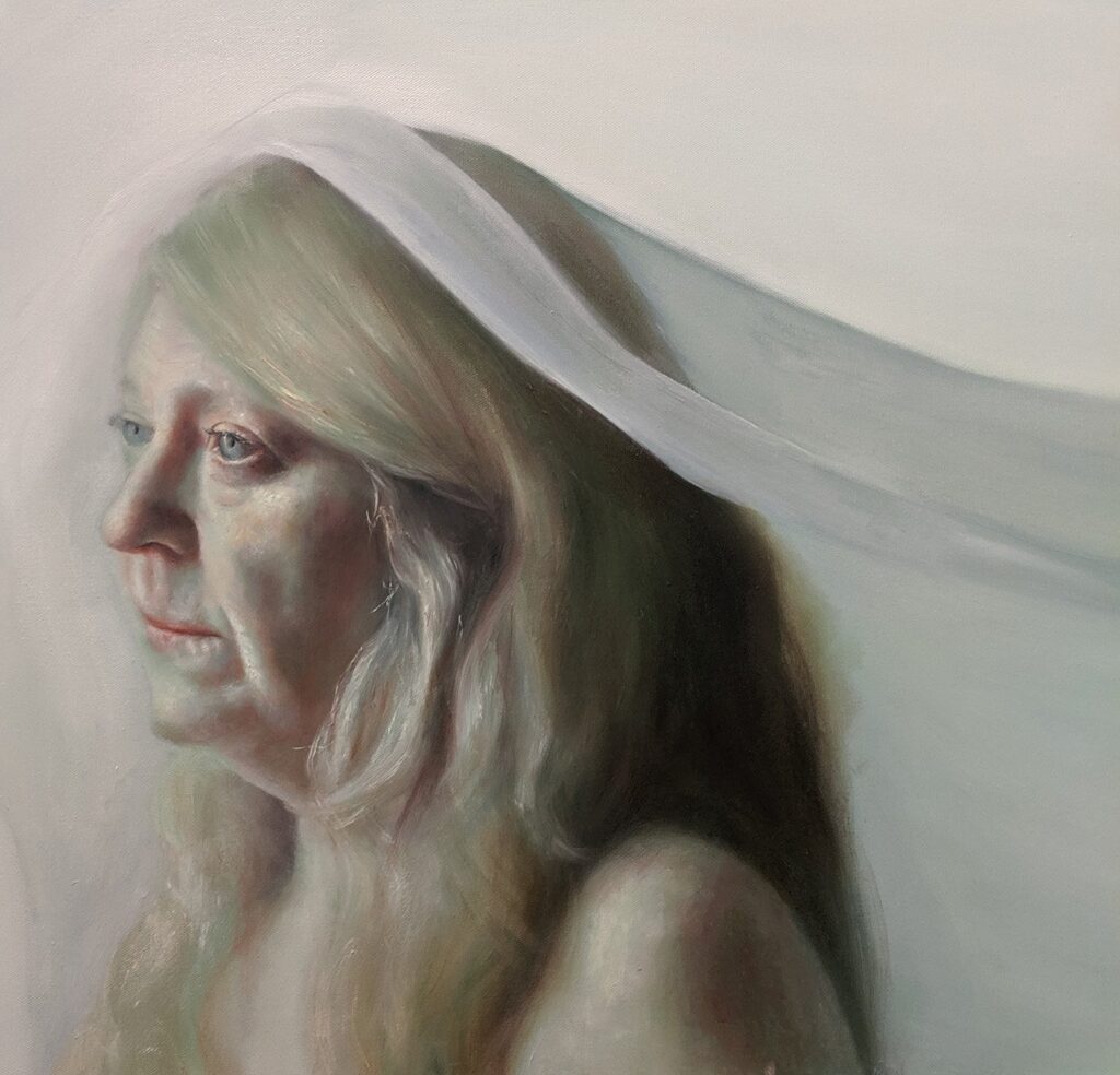 Veil, by Sophia Weisensel, 2020, oil on canvas