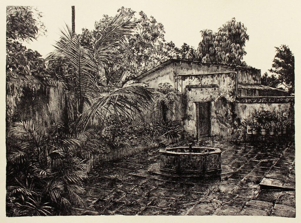 Después de la Lluvia, by Michael Weiss, 2019, lithograph on paper
