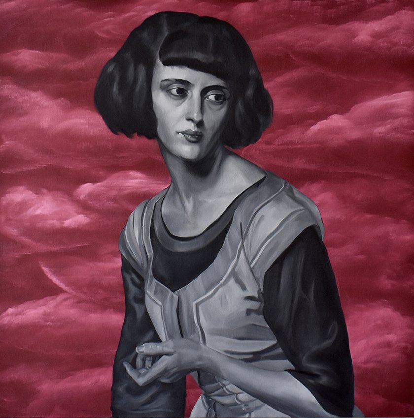 Davis, Alizarin, by Adam Wever-Glen, 2020, oil on canvas