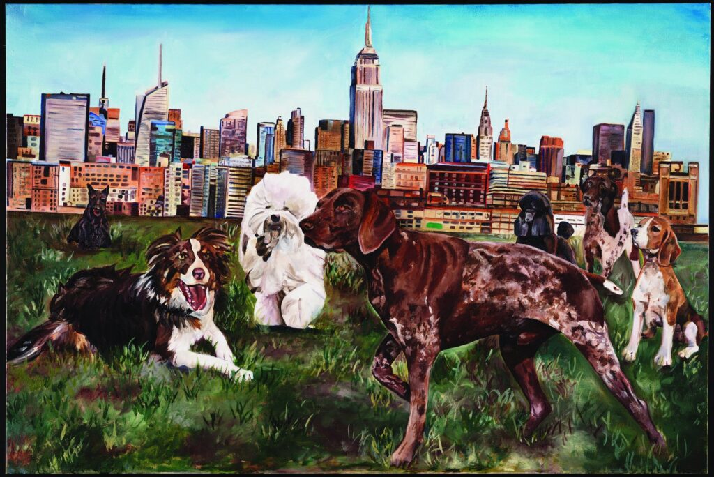 New York's Finest, by Clarissa Wong, 2016, Oil on canvas