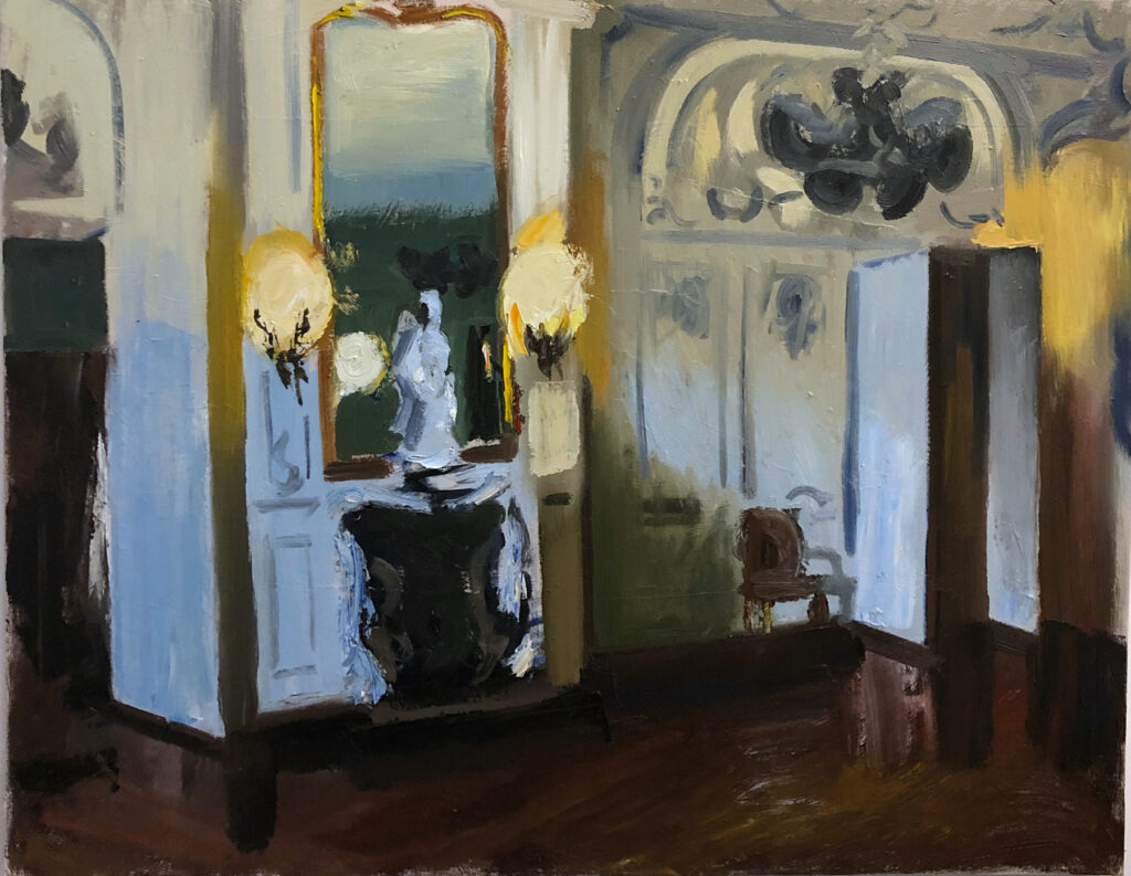 Breakers, by Jeffrey Wood, 2021, oil on canvas