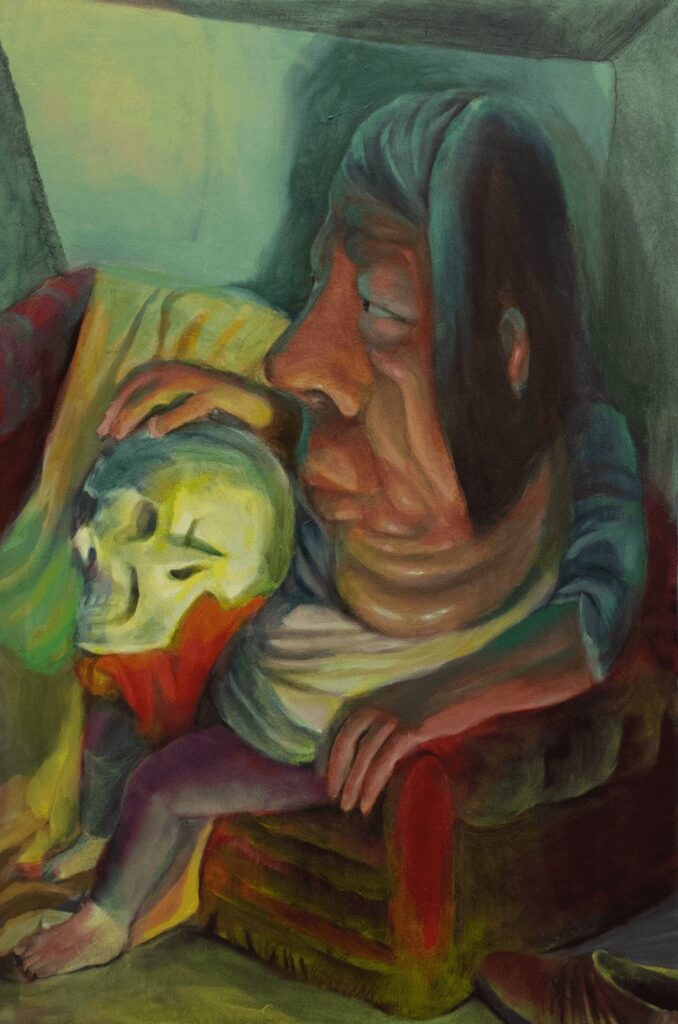 Direction of Place, by Jim Xu, 2021, oil on canvas