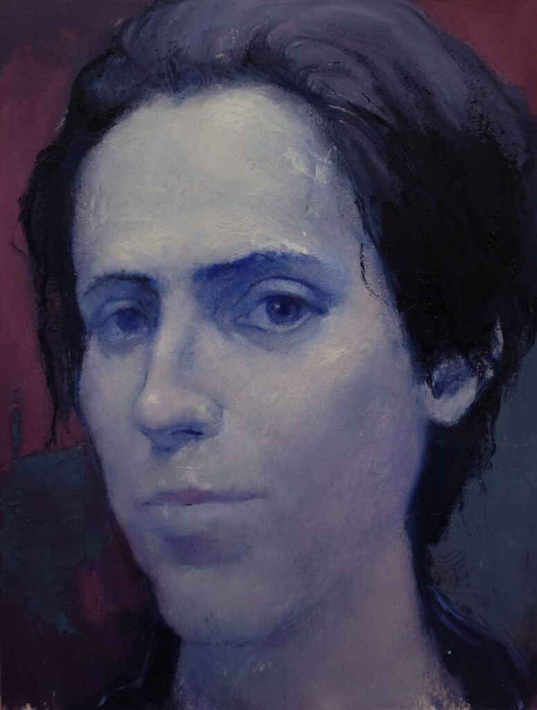 Victoria, by Yang Cao, 2017, Oil on paper