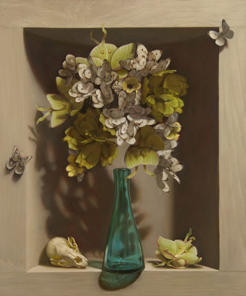 Arrangement XXI, by Zane York, 2022, oil on linen