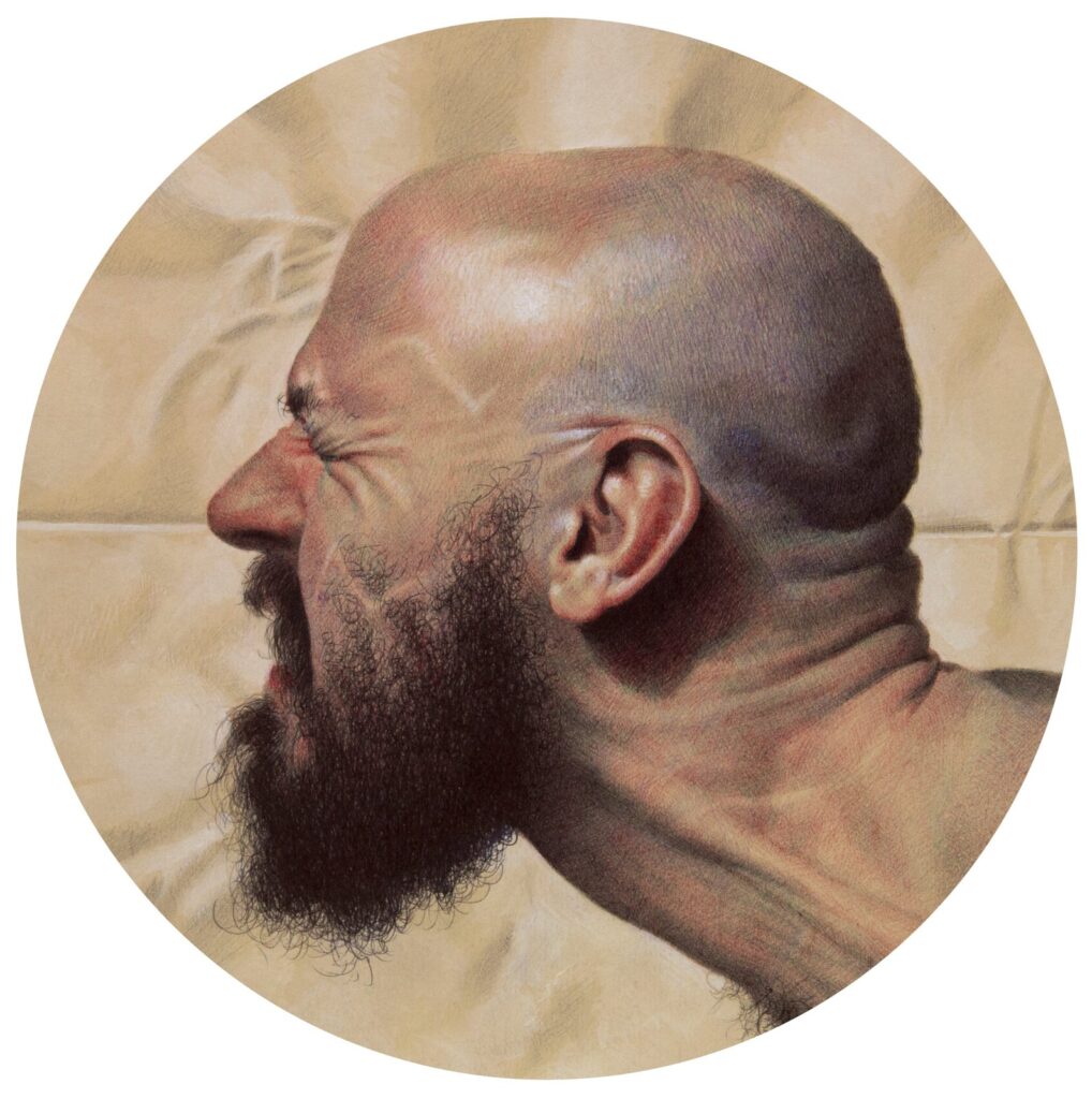 The Wincer, by Zane York, 2017, gouache on paper