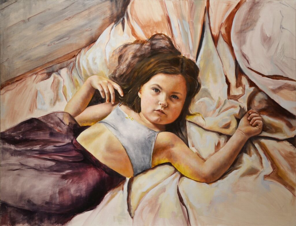 Cognizance, Age 6, by Erica Young, 2016, Oil on linen