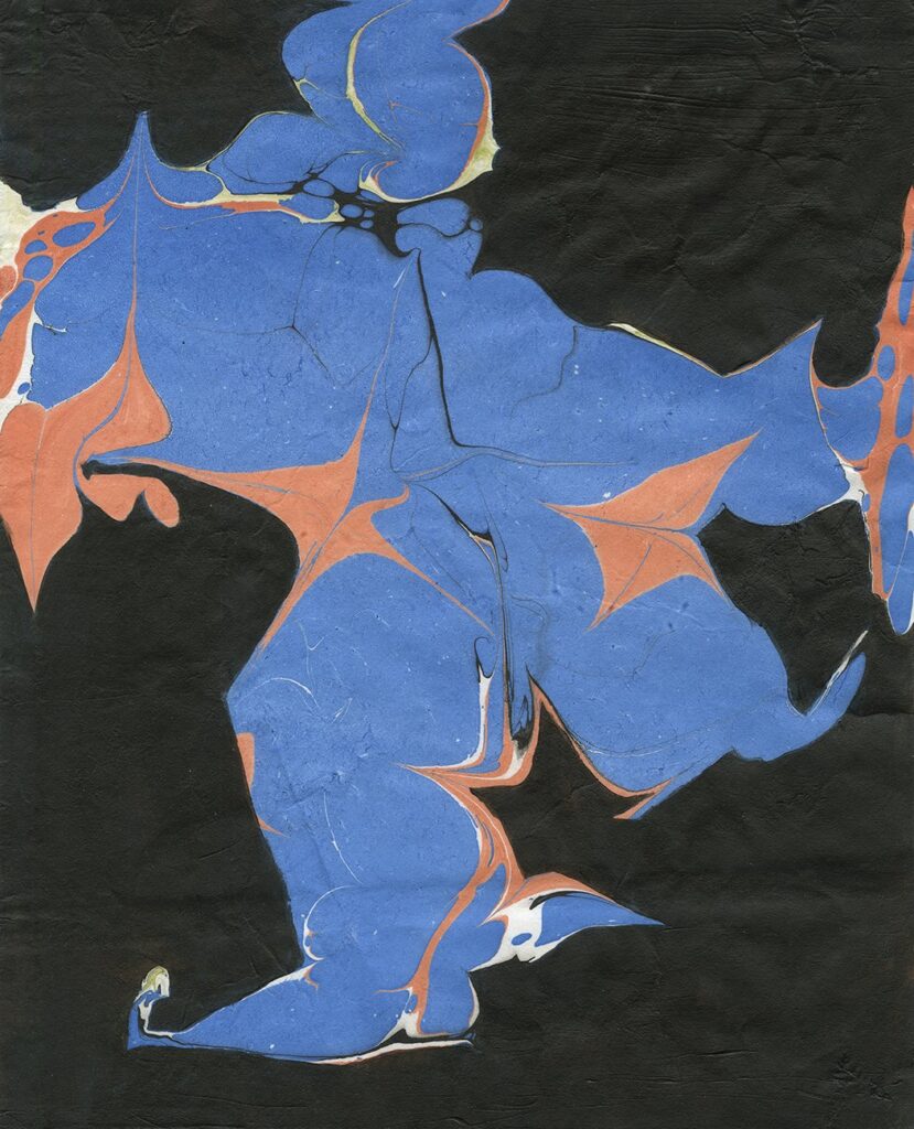 Moon Dance, by Megan Zappulla, 2022, acrylic on paper mounted to panel