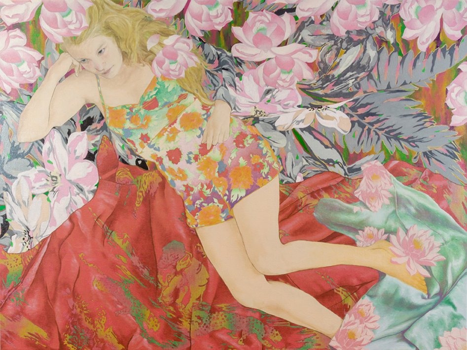 Review and Redecision, by Gabriel Zea, 2019, oil on linen