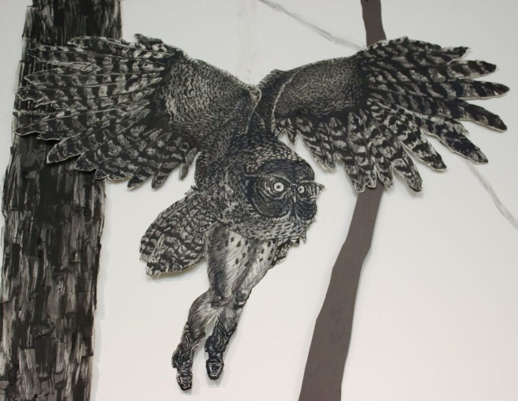Great Gray, by Aliene de Souza Howell, 2011