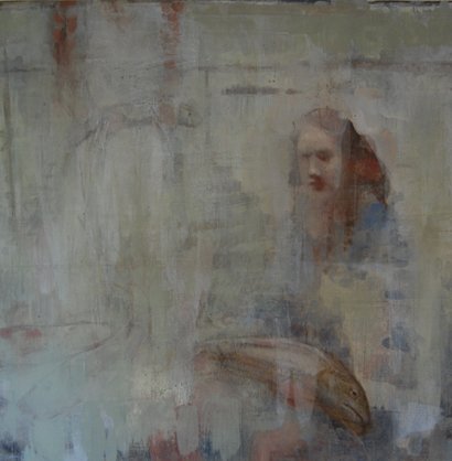 The Fisherman's Daughter, by Andrew Ackerman, 2009, Oil on wooden panel