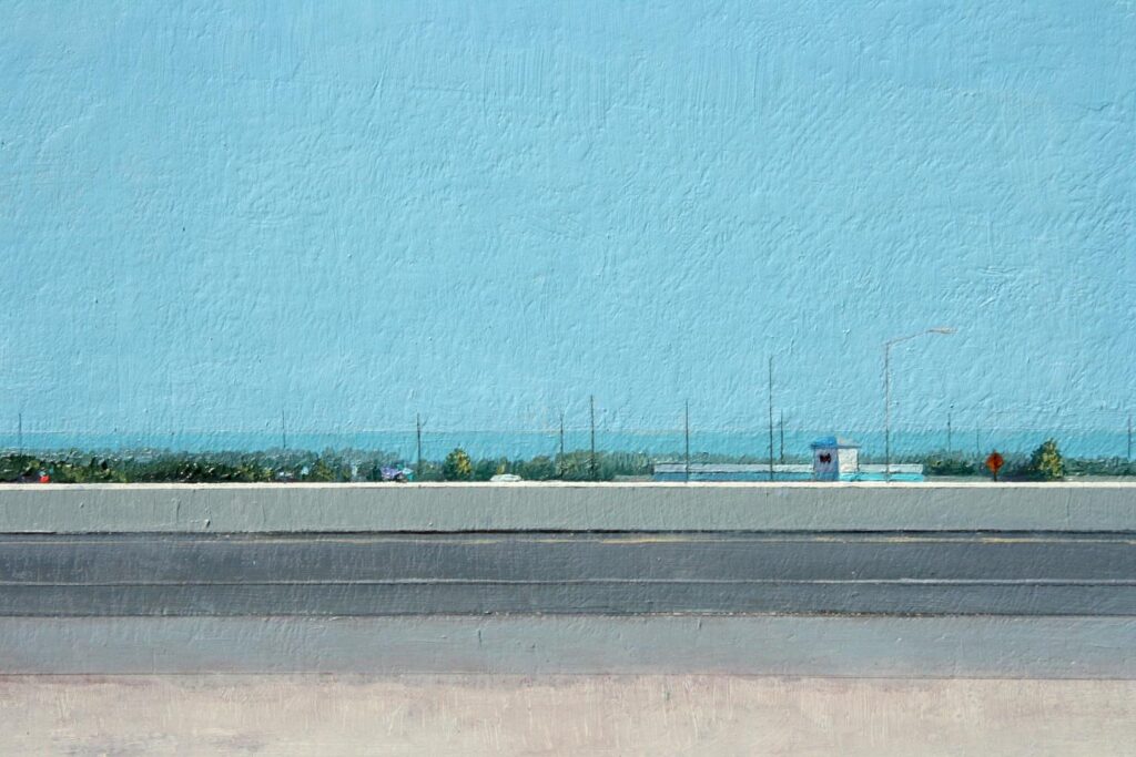 Buttonwillow, by Emily Davis Adams, 2012, Oil on linen on aluminum