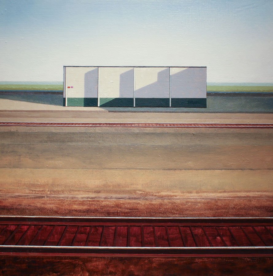 Los Angeles, by Emily Davis Adams, 2012, Oil on linen on aluminum