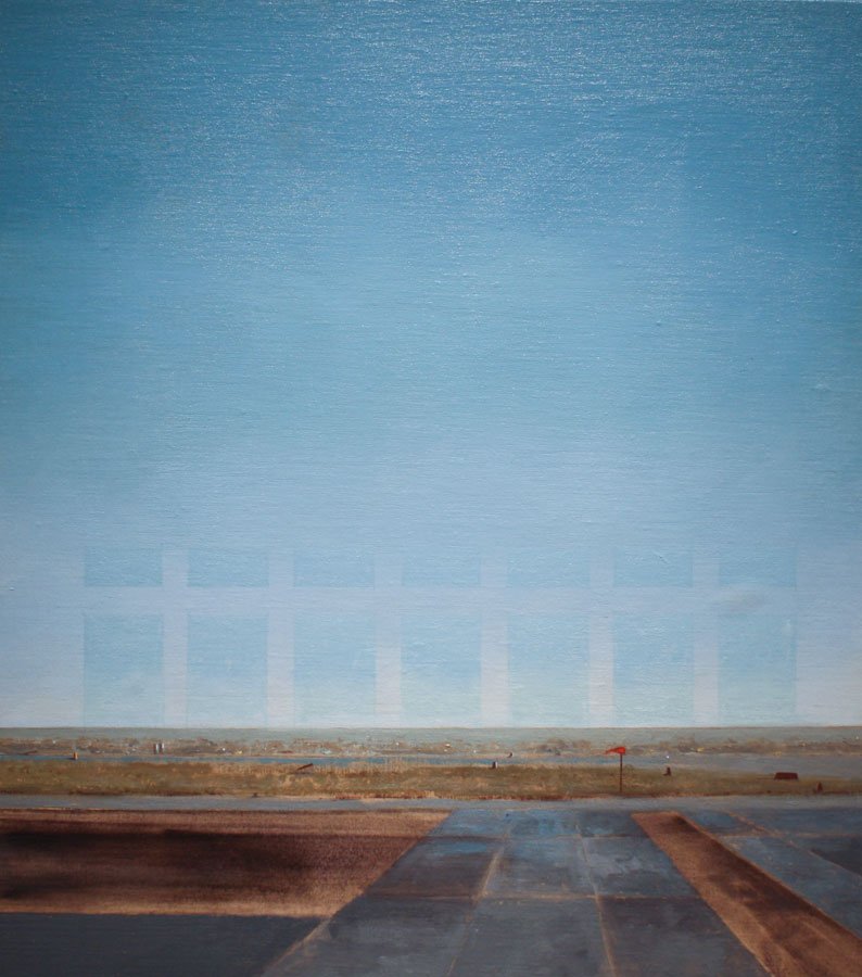 Albuquerque, by Emily Davis Adams, 2012, Oil on linen on aluminum