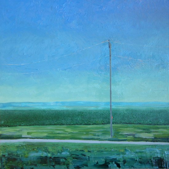 Aurora, by Emily Davis Adams, 2011, oil on aluminum