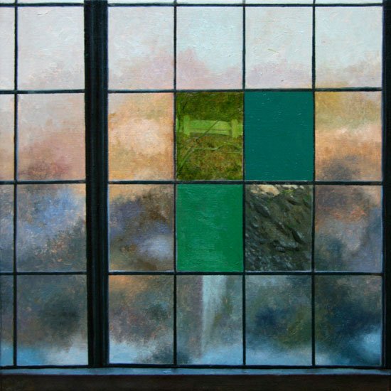 Beacon, by Emily Davis Adams, 2012, Oil on linen on aluminum
