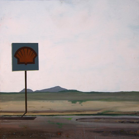 Winslow, by Emily Davis Adams, 2011, Oil on aluminum