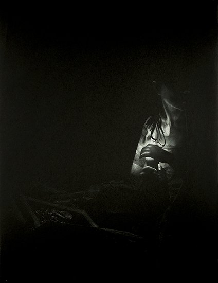 Bedtime Story II, by James Adelman, 2016, Charcoal on paper