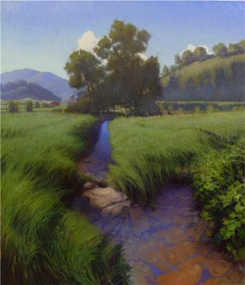Passageway, by Luke Allsbrook, 2009, oil on canvas