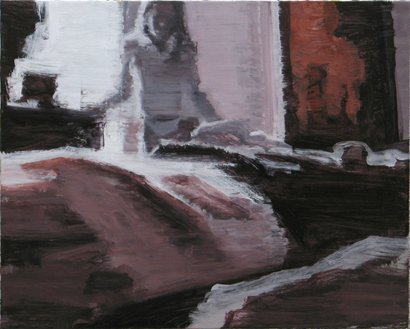 Untitled #7, by Michael Antkowiak, 2010, oil on wood